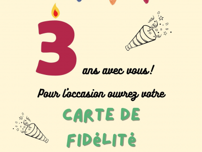 Illustration A l'occasion du 3ème anniversaire de la pharmacie